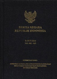 Berita Negara Republik Indonesia: Tahun 2010 No. 404-445
