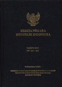 Berita Negara Republik Indonesia: Tahun 2010 No. 446-493