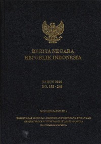 Berita Negara Republik Indonesia Tahun 2010 No.155-249
