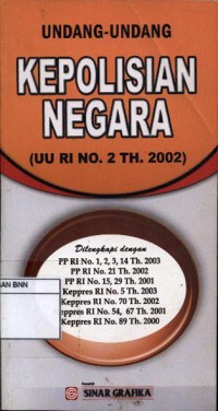 Undang-undang Kepolisian Negara