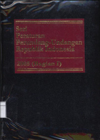 Image of Seri Peraturan Perundang-Undangan Republik Indonesia 1995 (Bagian I)