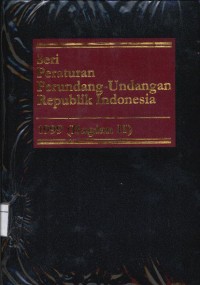 Seri peraturan perundang-undangan Republik Indonesia : 1999 (Bagian II)