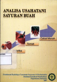 Analisa usahatani sayuran buah