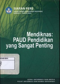 Mendiknas : PAUD pendidikan yang sangat penting.