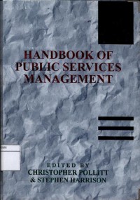 Handbook of public services management