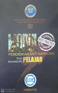 Modul pendidikan anti narkoba bagi kalangan pelajar
