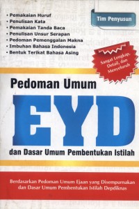 Pedoman Umum EYD dan Dasar Umum Pembentukan Istilah