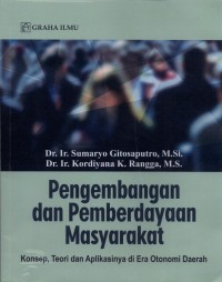 Pengembangan dan Pemberdayaan Masyarakayat