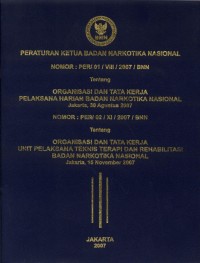Peraturan Ketua BNN