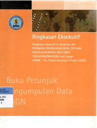 Buku Petunjuk Pengumpulan Data P4GN : Ringkasan Eksekutif Disarikan dari Pedoman Pengolahan Data Tentang Penyalahgunaan Obat-obat Terlarang / Narkoba Hasil Kajian UNODC : The Global Acesment Project (GAP)