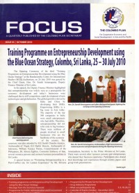 Focus : Training Programme on Entrepreneurship Development Using the Blue Ocean Strategy, Colombo, Sri Lanka, 25-30 July 2010