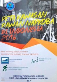 Peta kawasan rawan narkoba di Indonesia tahun 2016