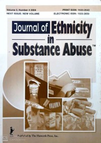 Journal of ethnicity in substance abuse volume 3, number 4 2004
